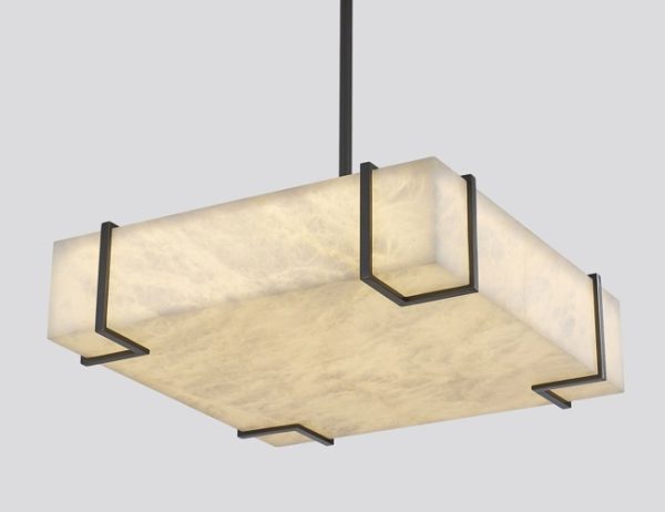 PINYAN_02_Alabaster_Square_Pendant_Light Natural Alabaster Square Pendant Light